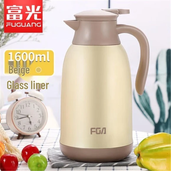 Smart Temperature Display Glass Vacuum Flask — Smart Water Bottle, Fuguang