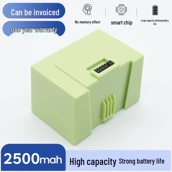 Sweeping Robot with Green Battery and Accessories — Robot Vacuum, Apex Gear