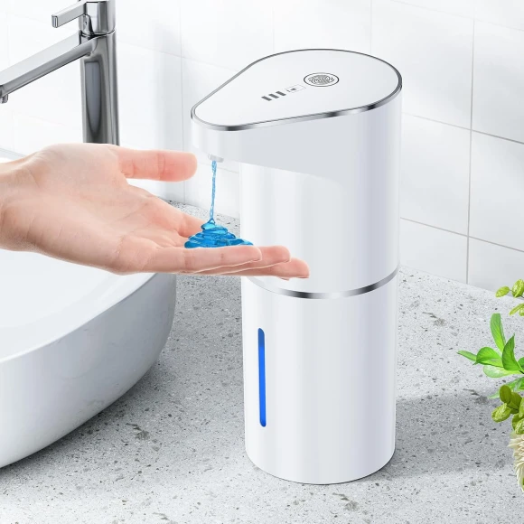 Touchless Hand Wall Mount Rechargeable Adjustable Electric Soap Dispenser — Automatic Soap Dispenser, SHTAZKIA