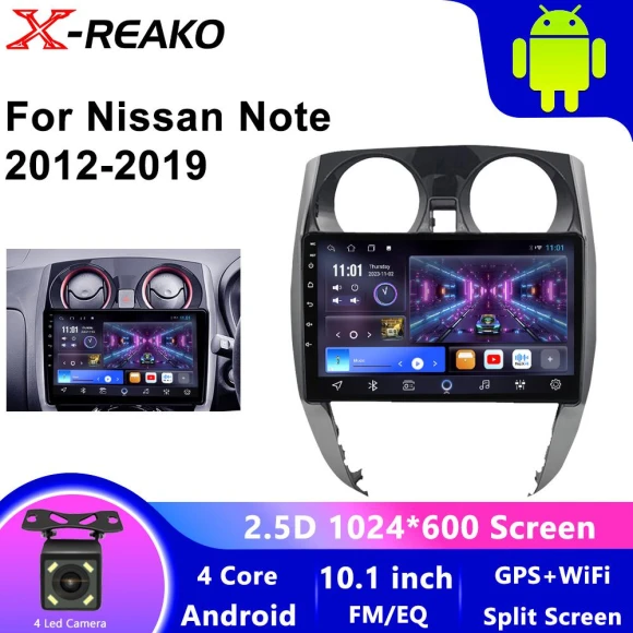 Wireless Car Radio with Android 13, CarPlay and Android Auto — Car Infotainment System, X-REAKO