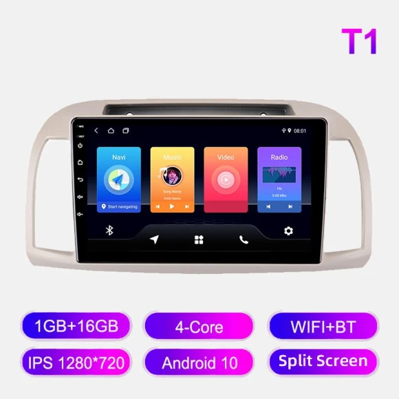 Android Auto CarPlay Multimedia Player Stereo GPS Navigation Head Unit — Car Infotainment System, GHLHS