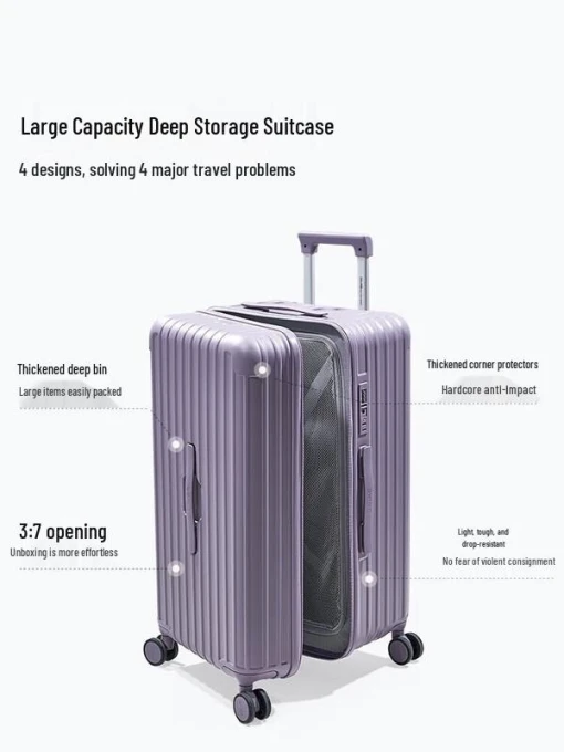 Great Traveler Series 3/7 Split Smart Lock Luggage — Smart Luggage, OIWAS