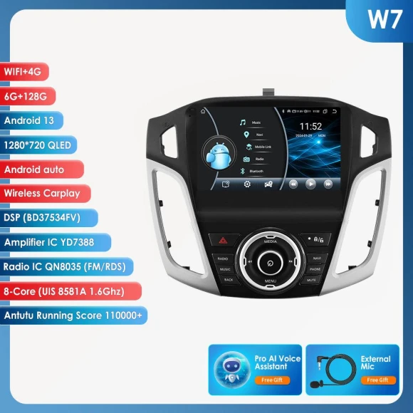 Intelligent Screen 2din Android Car Multimedia Video Player — Car Infotainment System, OSSURET