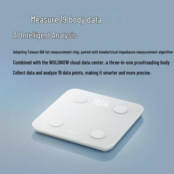 Rechargeable Smart Body Fat Scale — Smart Scale, WOLONOW