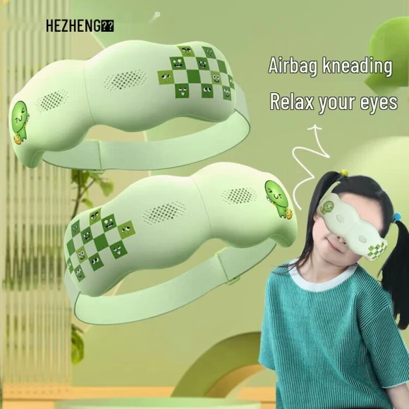 Smart Eye Massager with Heat and Bluetooth Voice — Massage Gun, Hezheng
