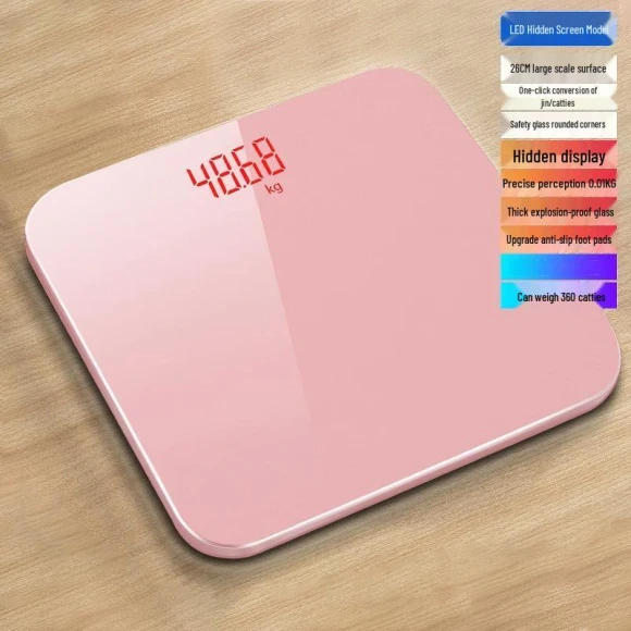 Smart Hidden LED Digital Weight Scale — Smart Scale, Jimmiao