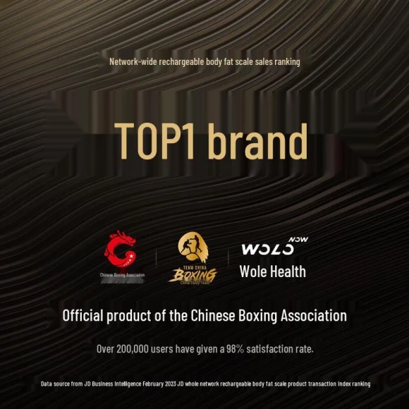 Smart Rechargeable Body Fat Scale — Smart Scale, WOLONOW