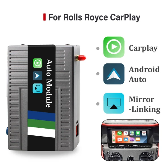 Wireless Apple CarPlay and Android Auto Module Box — Car Infotainment System, Sinairyu