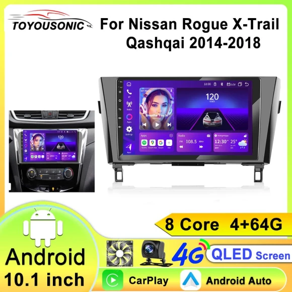 2Din Android 12.0 Car Radio — Car Infotainment System, ToyousoniC