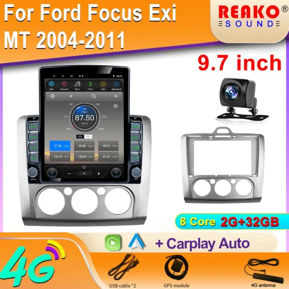 9.7-inch Vertical Screen Car Radio — Car Infotainment System, Tesla