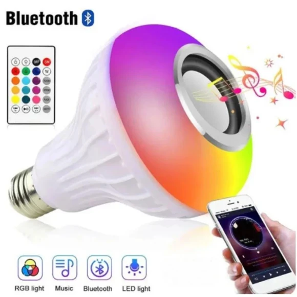 Bluetooth Speaker with Remote Control Lamp and Color Changing Soundbar — Desk Lamp, Haven Home