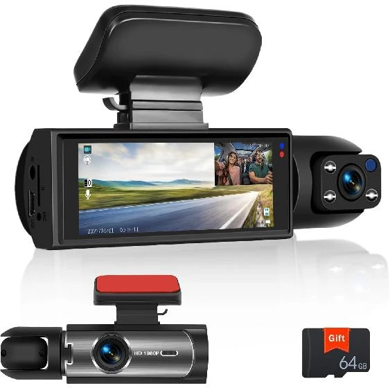 Dual Dash Cam for Cars Front and Inside — Dash Cam, 2KLJ