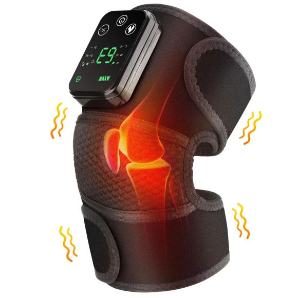 Electric Heating Knee Massager for Joint Pain Relief with Warm Compress and Vibration Therapy — Massage Gun, BC Pet Supplies