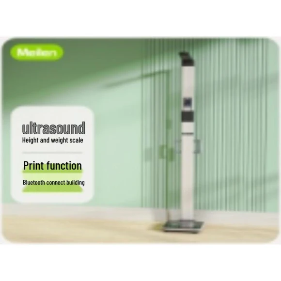 Smart Body Composition Scale with Ultrasonic Height Measurement and Thermal Printer — Smart Scale, Meilen