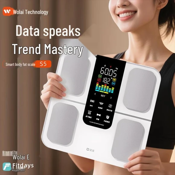 Smart Color Screen Body Fat Scale — Smart Scale, Wole