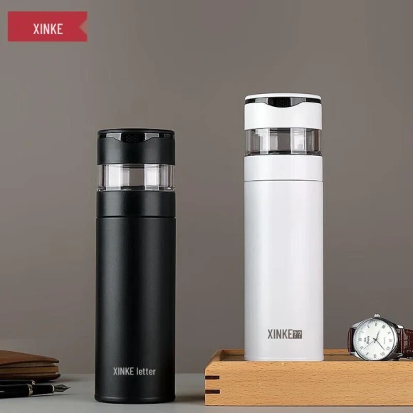 Smart Digital Display Insulated Water Bottle — Smart Water Bottle, Xinke