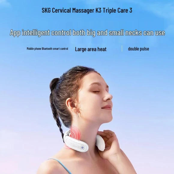 Smart Neck Massager with Heat — Massage Gun, SKG