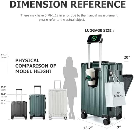 Aluminium Frame Hard Shell Spinner Wheels Luggage — Smart Luggage, feilario
