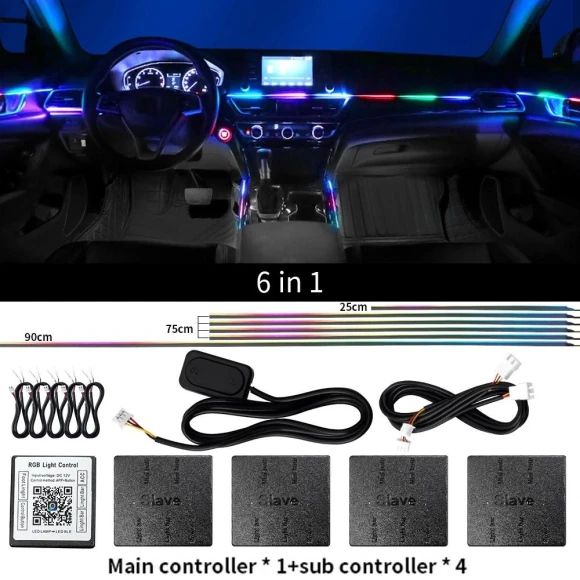 Car Interior Decor Light Strip — LED Strip Lights, Super shoes Mall