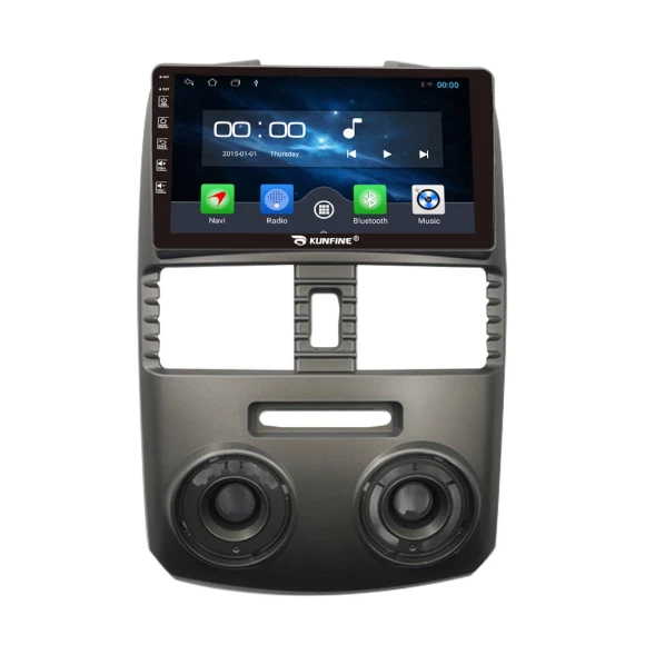 CarPlay/Android Auto Car Navigation Multimedia Player with GPS RDS DSP Stereo — Car Infotainment System, KUNFINE