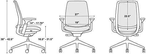 Era Cobalt Series 2 Air Hard Casters — Smart Chairs, Steelcase