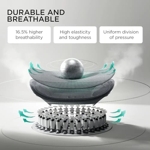 Ergonomic Office Chair with Dynamic Lumbar Support and Adjustable Headrest — Smart Chairs, Hbada