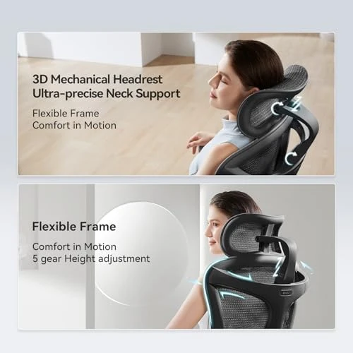 Ergonomic Office Chair with Footrest — Smart Chairs, SIHOO