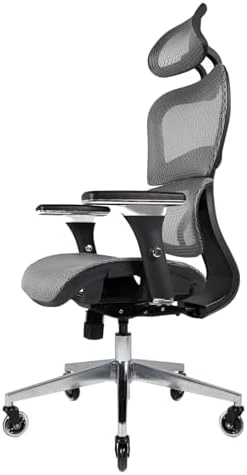 Ergonomic Office Chair with Lumbar Support, Adjustable Armrests, and Headrest — Smart Chairs, Nouhaus