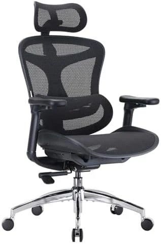 Ergonomic Office Chair with Ultra Soft 3D Armrests and Dynamic Lumbar Support — Smart Chairs, SIHOO