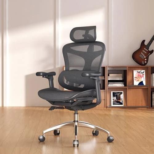 Ergonomic Office Chair with Ultra Soft 3D Armrests and Dynamic Lumbar Support — Smart Chairs, SIHOO