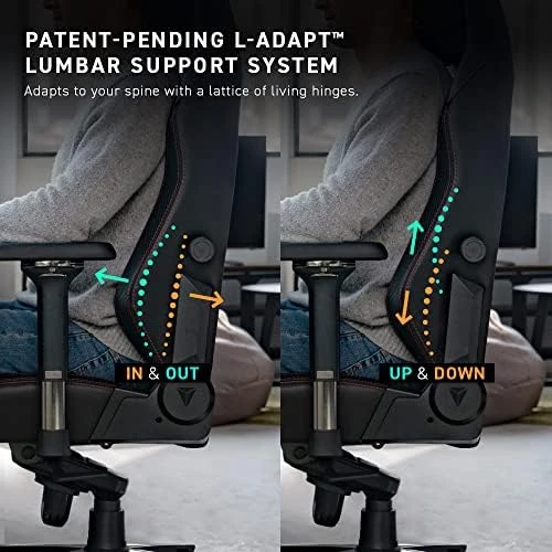 Gaming Chair - Reclining - Ergonomic & Comfortable Computer Chair with 4D Armrests - Magnetic Head Pillow & 4-Way Lumbar... — Smart Chairs, Secretlab