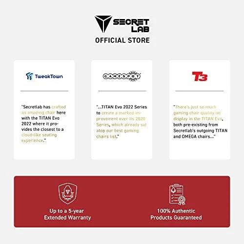 Gaming Chair - Reclining, Ergonomic & Heavy Duty Computer Chair with 4D Armrests, Magnetic Head Pillow & Lumbar Support... — Smart Chairs, Secretlab