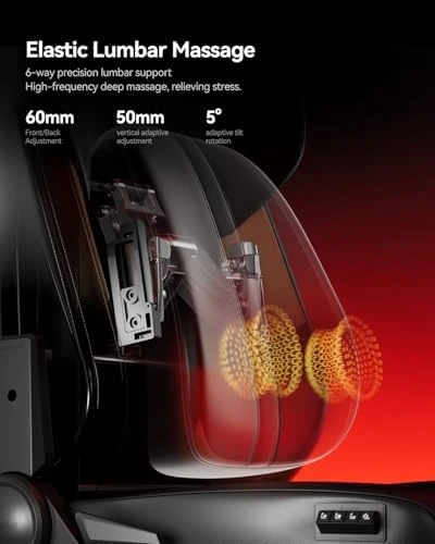 Gaming Chair with Massage, Ventilation, Heating, and Adjustable Lumbar Support — Smart Chairs, AutoFull