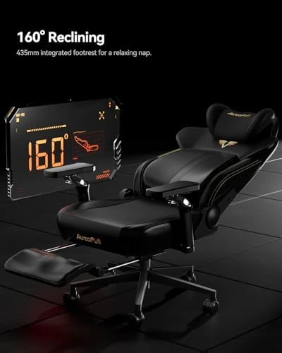 Gaming Chair with Massage, Ventilation, Heating, and Adjustable Lumbar Support — Smart Chairs, AutoFull