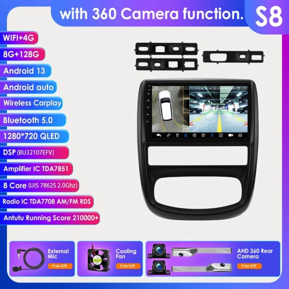 Intelligent Screen Carplay for Renault Duster 2010-2015 and Nissan Terrano 3 2014-2022 — Car Infotainment System, Hizpo