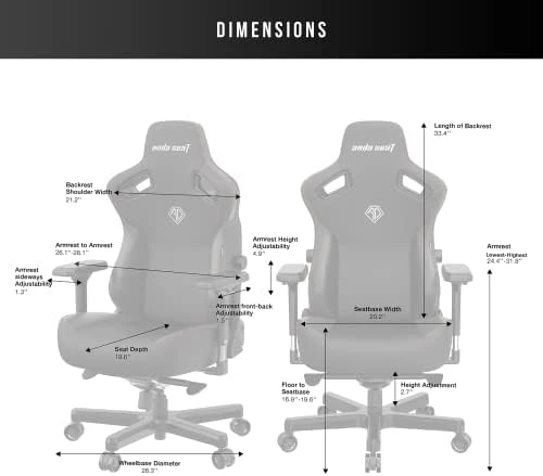 Large Gaming Chair — Smart Chairs, Anda Seat