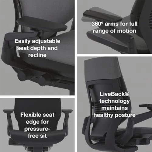 Office Chair with Wheels for Carpet — Smart Chairs, Steelcase