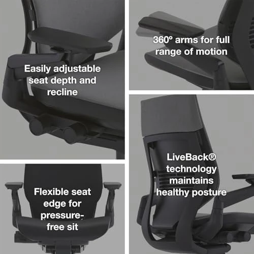 Office Chair with Wheels for Carpet — Smart Chairs, Steelcase