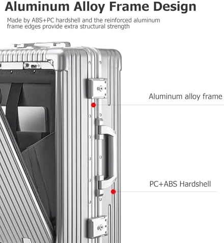 Aluminium Frame Hard Shell Spinner Wheels Luggage — Smart Luggage, feilario