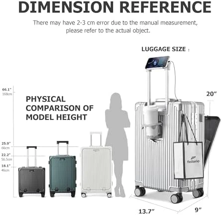 Aluminium Frame Hard Shell Spinner Wheels Luggage — Smart Luggage, feilario