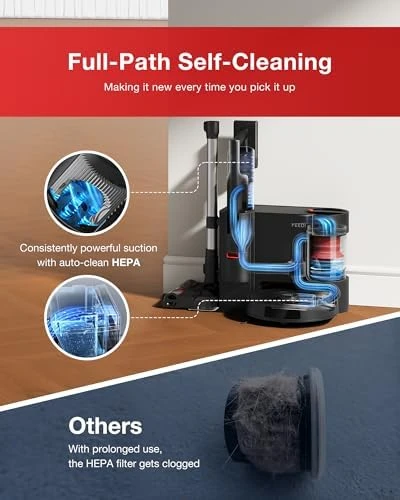 Cordless Stick Vacuum and Robot and Mopping Combo — Robot Vacuum, YEEDI