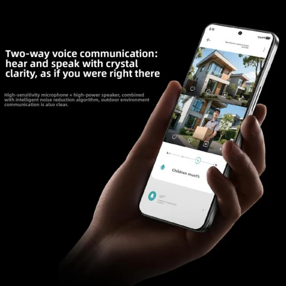 Outdoor Security Camera with Triple Lenses and Full-Color Night Vision — Security Camera, Xiaomi