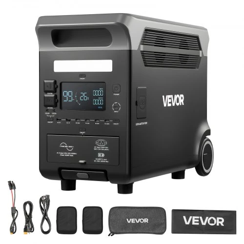 Portable Power Station Solar Generator — Portable Power Station, VEVOR