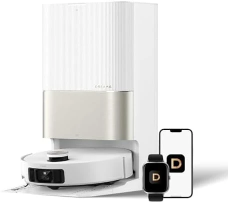 Robot Vacuum and Mop with Auto-Empty and Mop Self-Cleaning — Robot Vacuum, Dreame