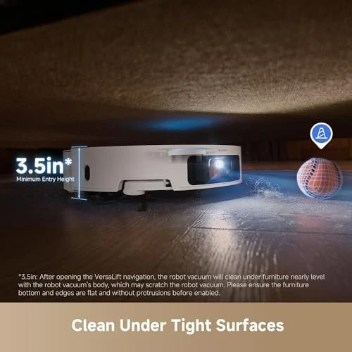 Robot Vacuum and Mop with Auto-Empty and Mop Self-Cleaning — Robot Vacuum, Dreame