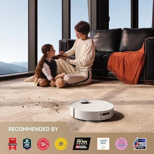 Robot Vacuum and Mop with Auto-Empty and Mop Self-Cleaning — Robot Vacuum, Dreame