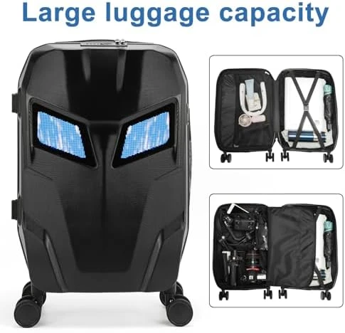 Smart LED Light Up Luggage, Airline Approved Hard Shell Suitcase with Wheels — Smart Luggage, Ruconla