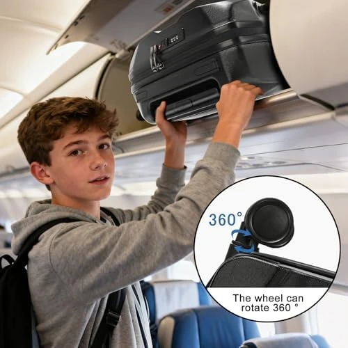 Smart LED Light Up Luggage, Airline Approved Hard Shell Suitcase with Wheels — Smart Luggage, Ruconla