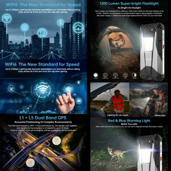 Smartphone with High-End Camera and Massive Battery — Smartphones, Unihertz