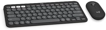 Multi-Device Bluetooth Wireless Keyboard with Customizable Shortcuts — Bluetooth Keyboard, Logitech